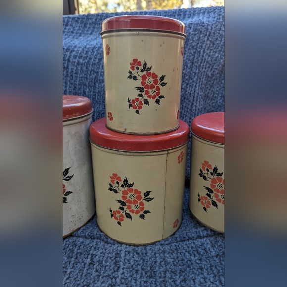 VINTAGE Decoware nesting canisters! - Picture 6 of 8